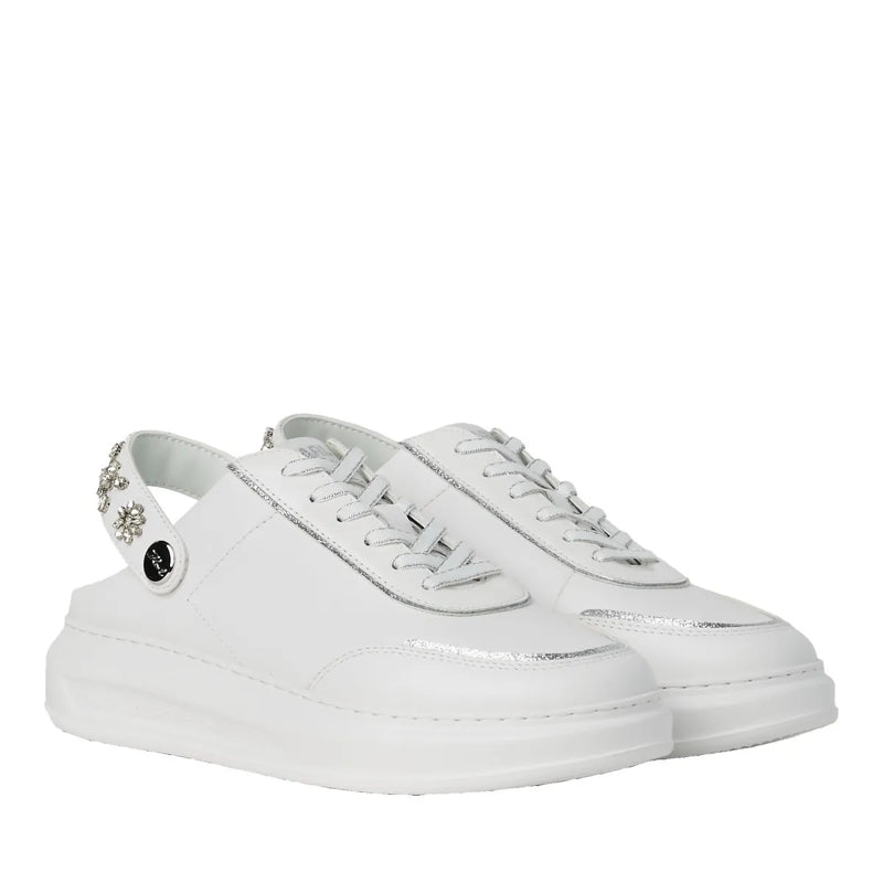 Kapri Florastone Sling White Lthr