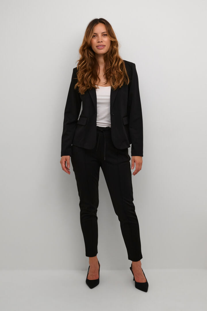 CUeloise Jersey Trousers - Black