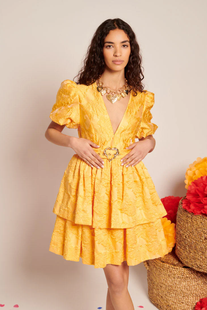 Sol Jacquard Mini Dress
