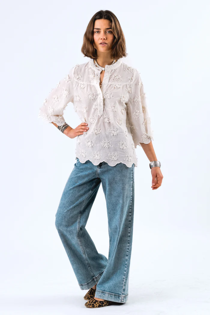 Louise Short Sleeve Blouse