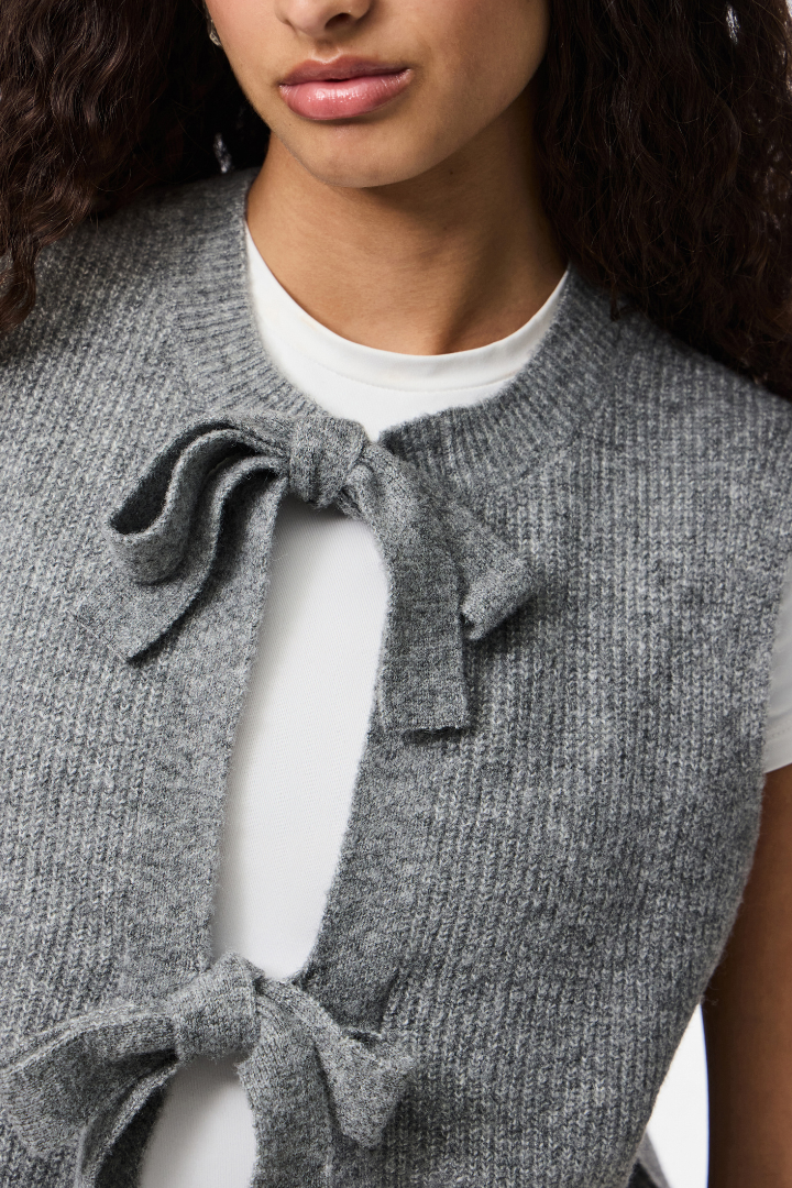 Silly Tie Vest Knit