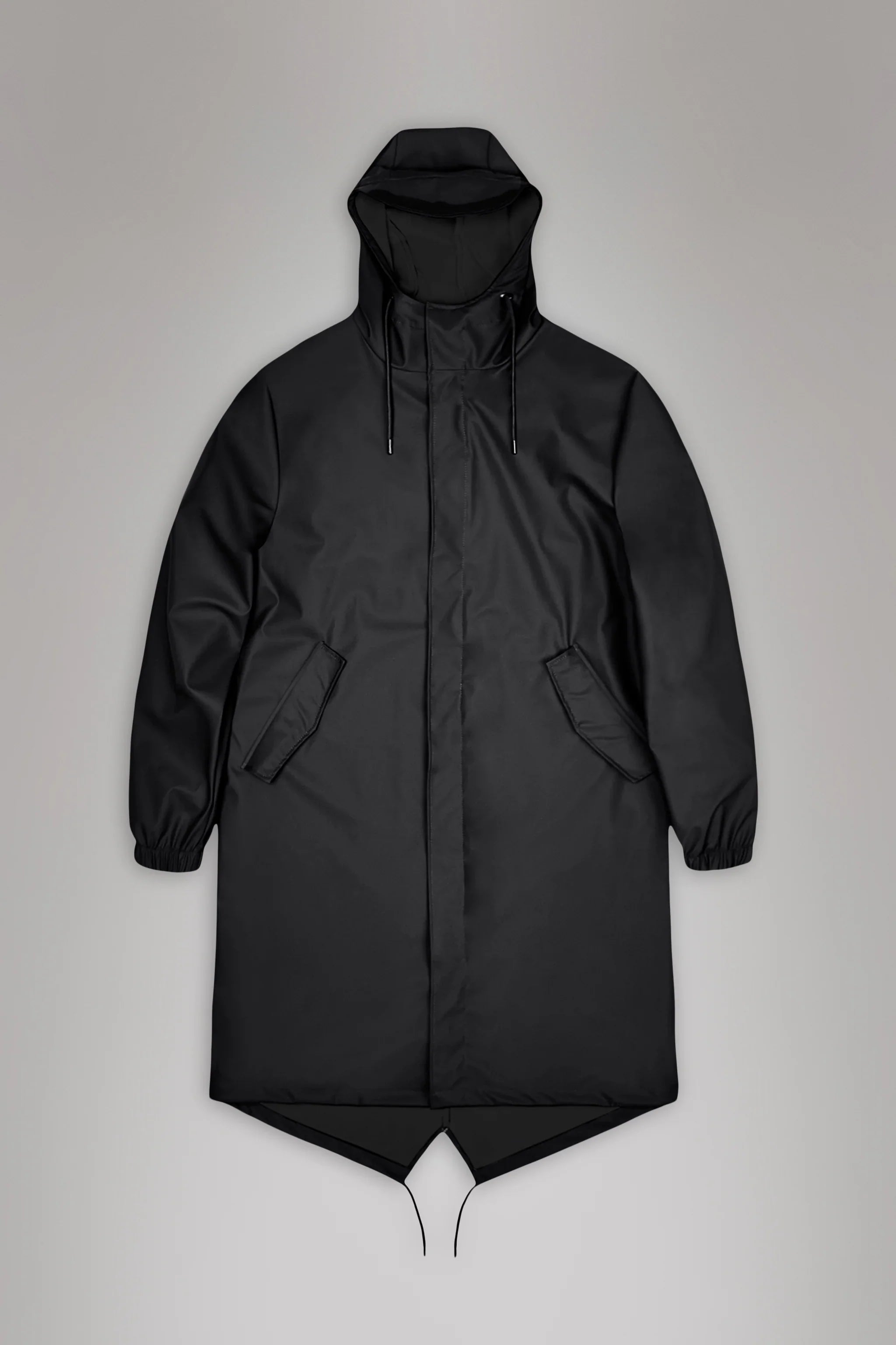 Rains Fishtail Parka - 01 Black