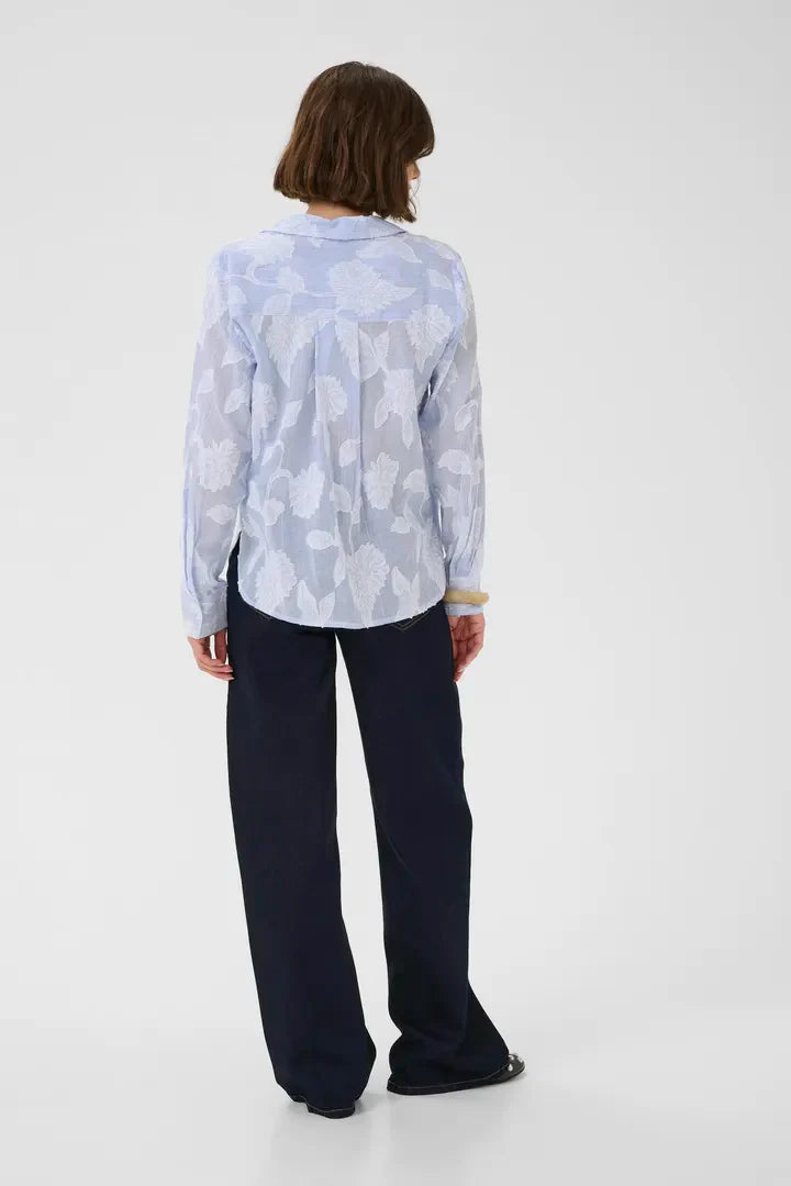 CUZanday Shirt - Blue/White Stripe