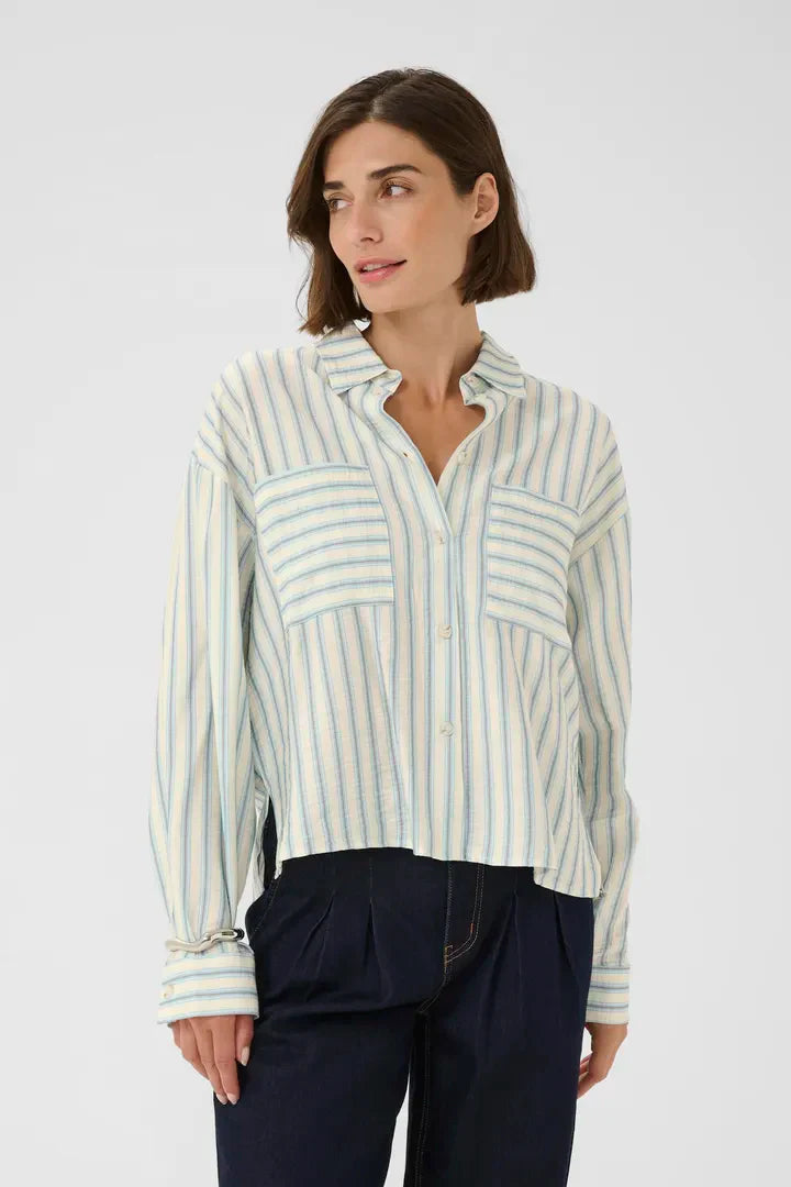 CUAntomine Shirt - Blue/White Stripes