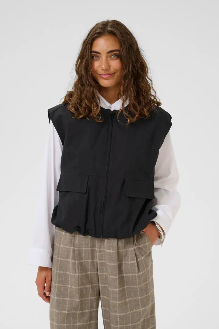 CUcornelie Waistcoat - Black