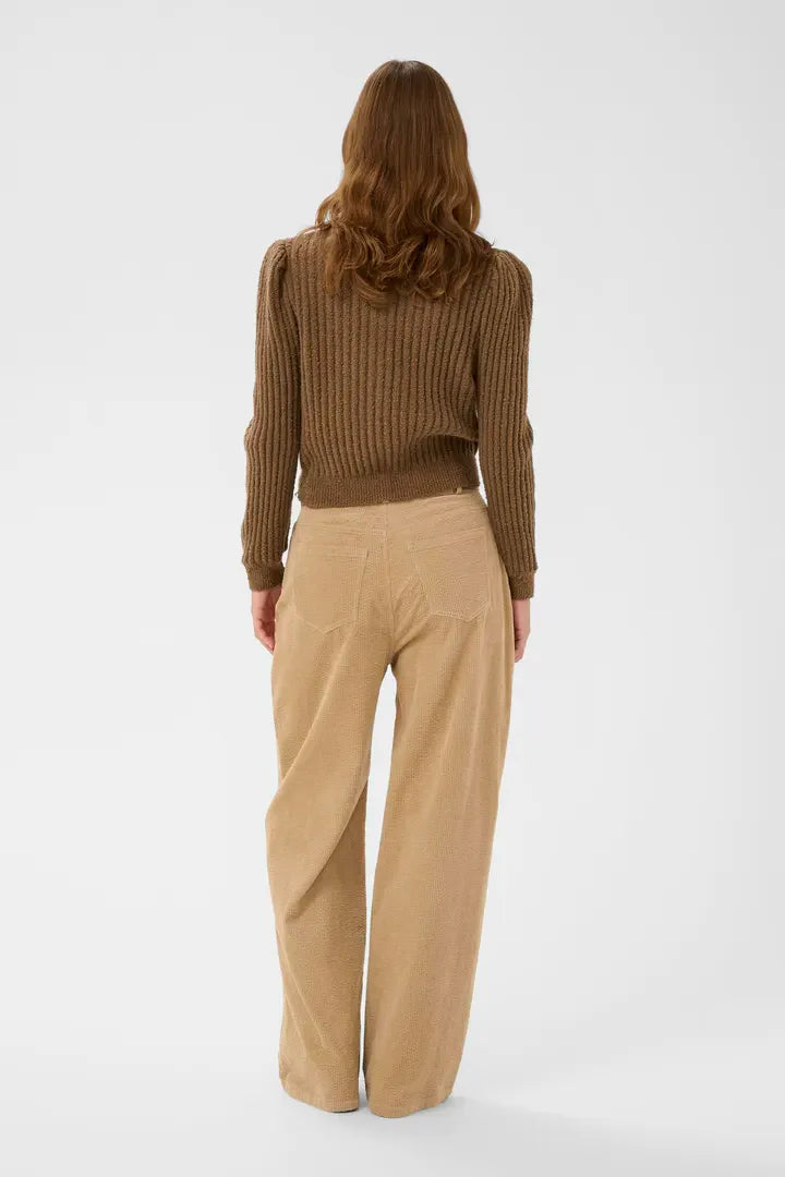 SLLauven Cord Pants - Timber Wolf Melange