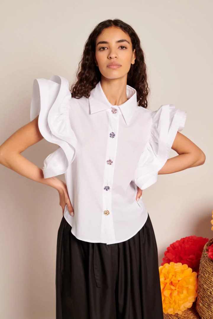 Gabriel Ruffles Blouse
