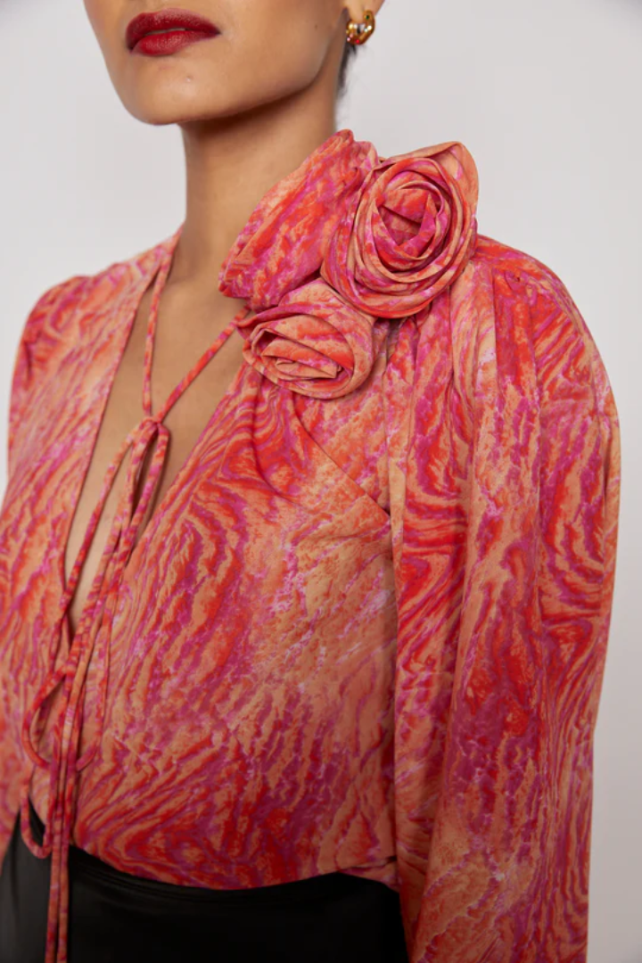 Impero V Neck Blouses