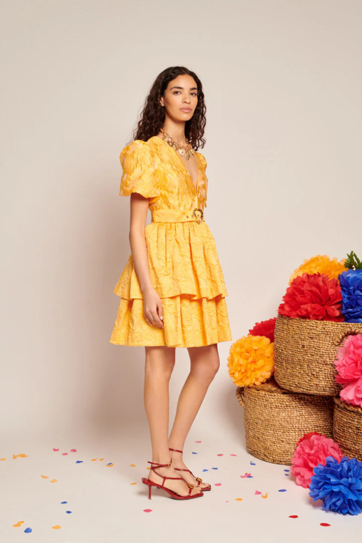 Sol Jacquard Mini Dress