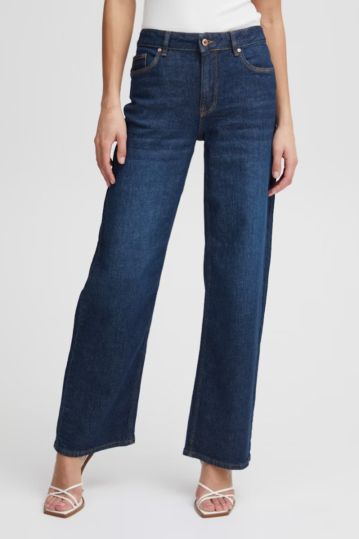Vega HighRise Wide Leg Jeans