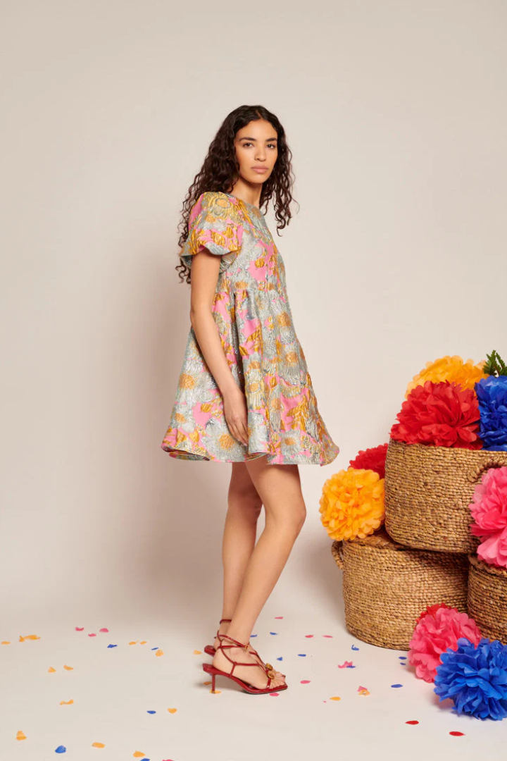 Alegria Jacquard Mini Dress
