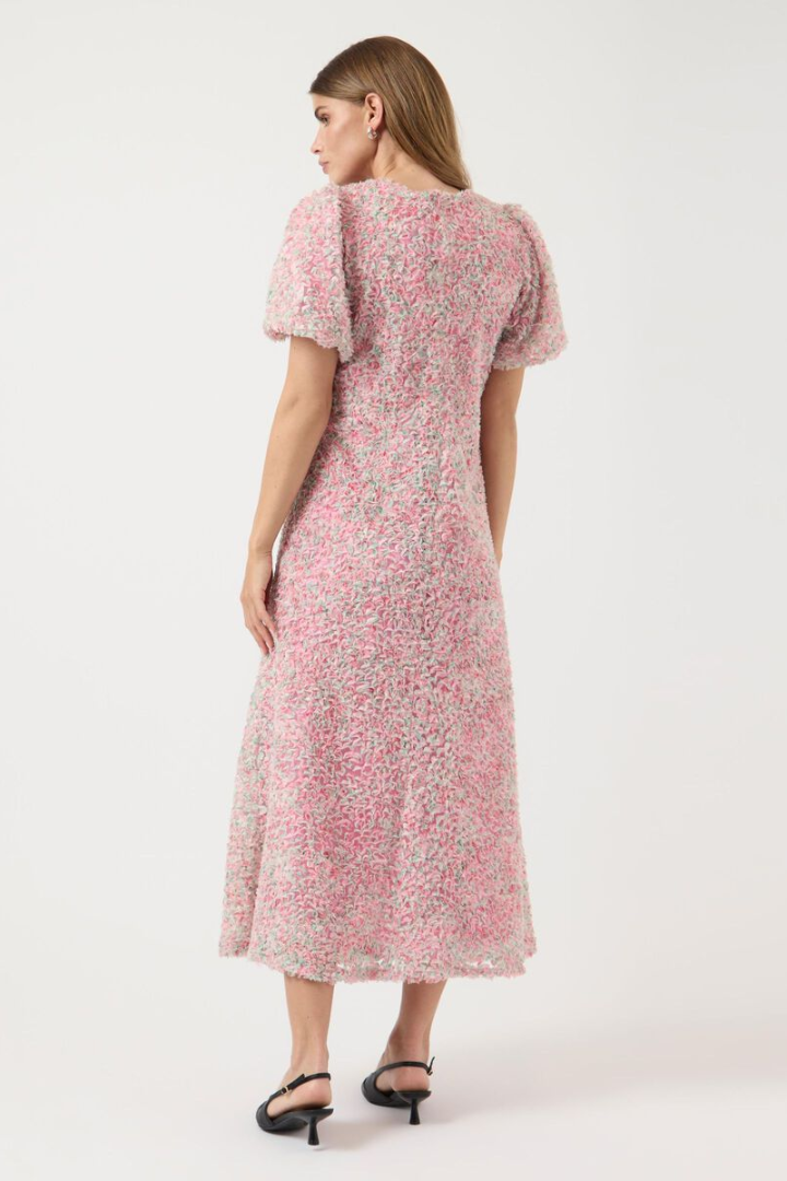 Kerry Short Sleeve Long Dress