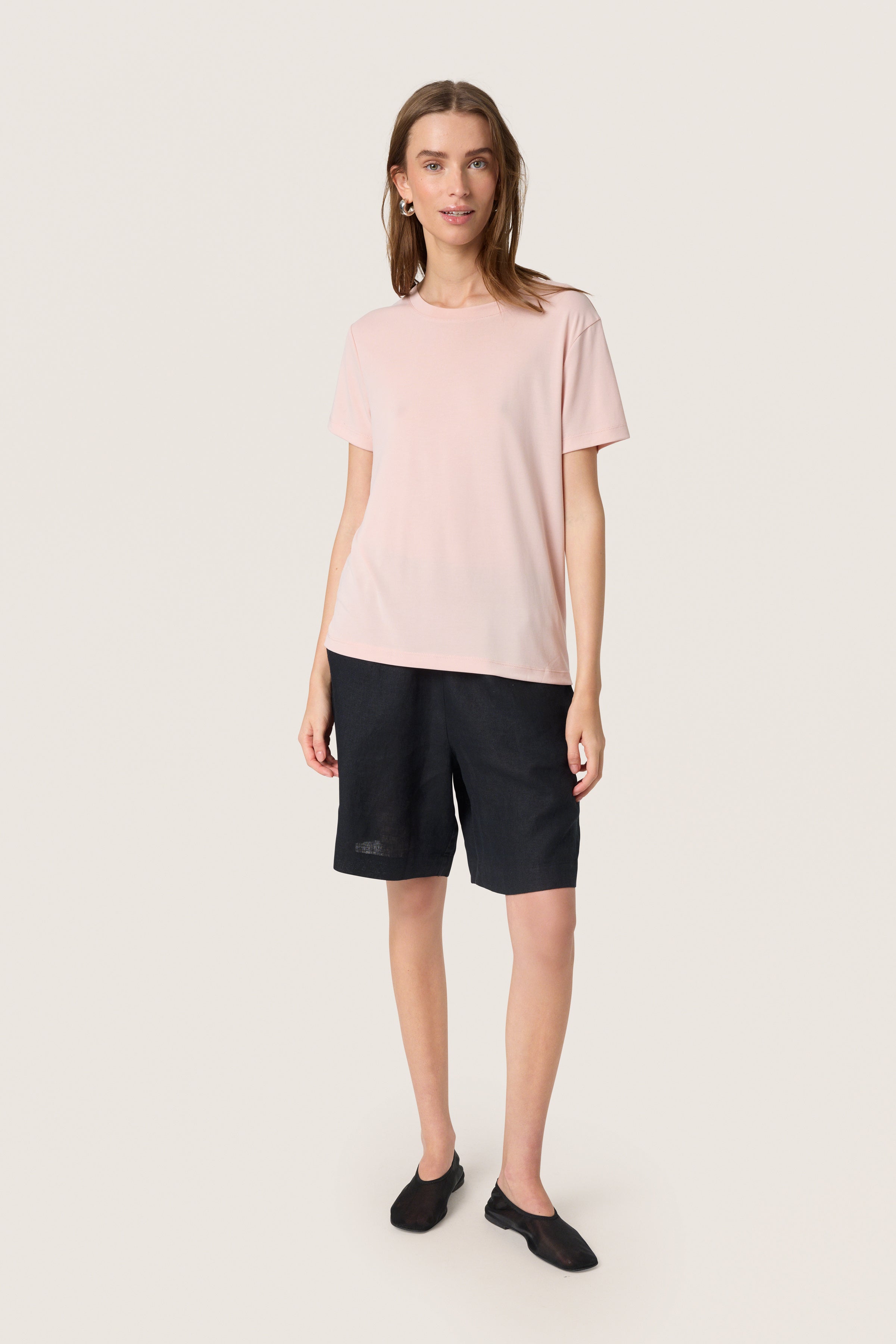 SLColumbine Crew Neck T-Shirt - Peach Whip