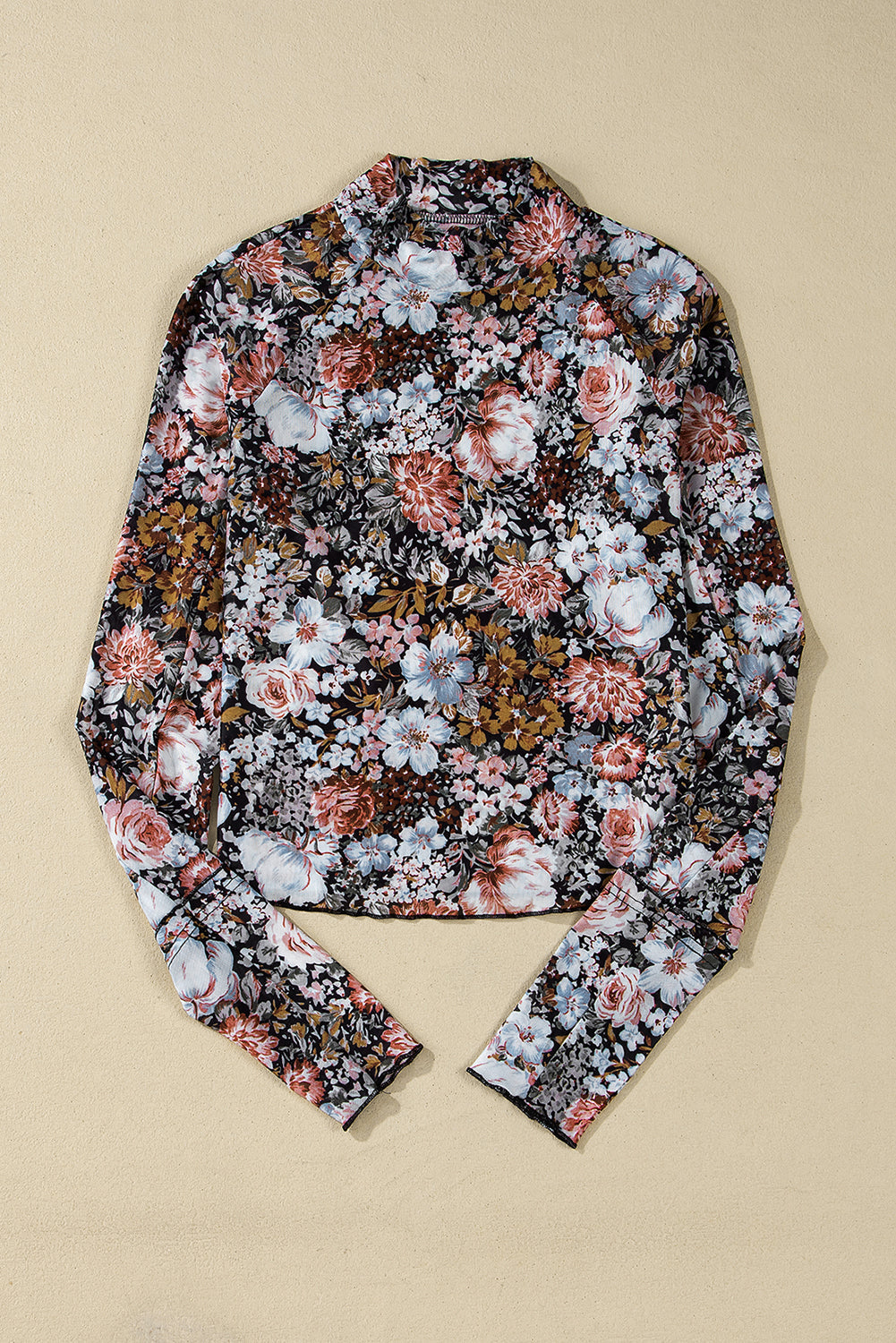 Fleur Sophistication Mesh Top