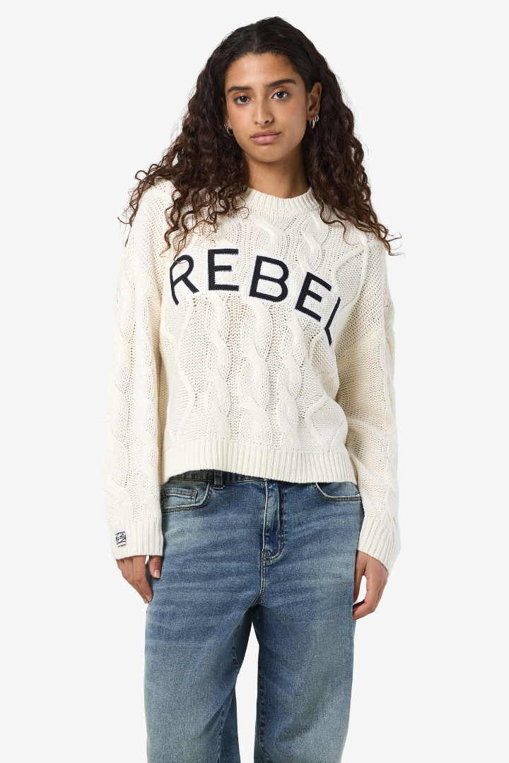 Rebecca ONeck  Cable Knit