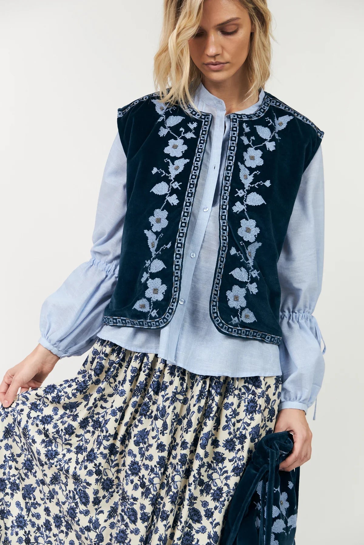 BinnLL Vest SL - Blue