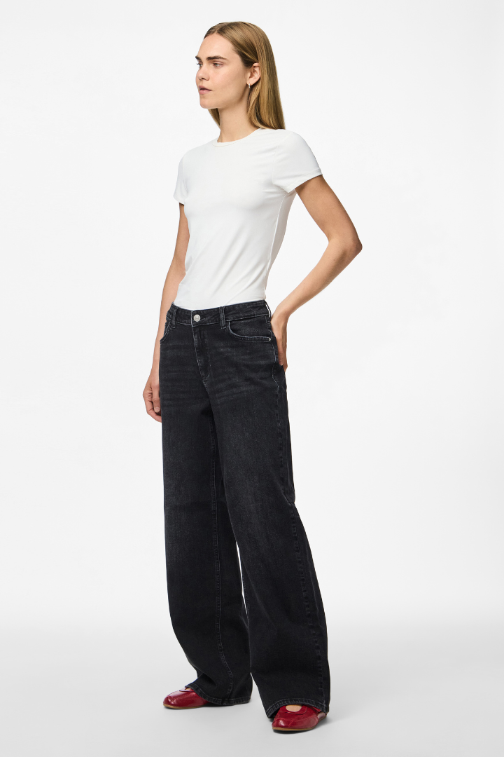 Silke Mid Waist Wide Jeans