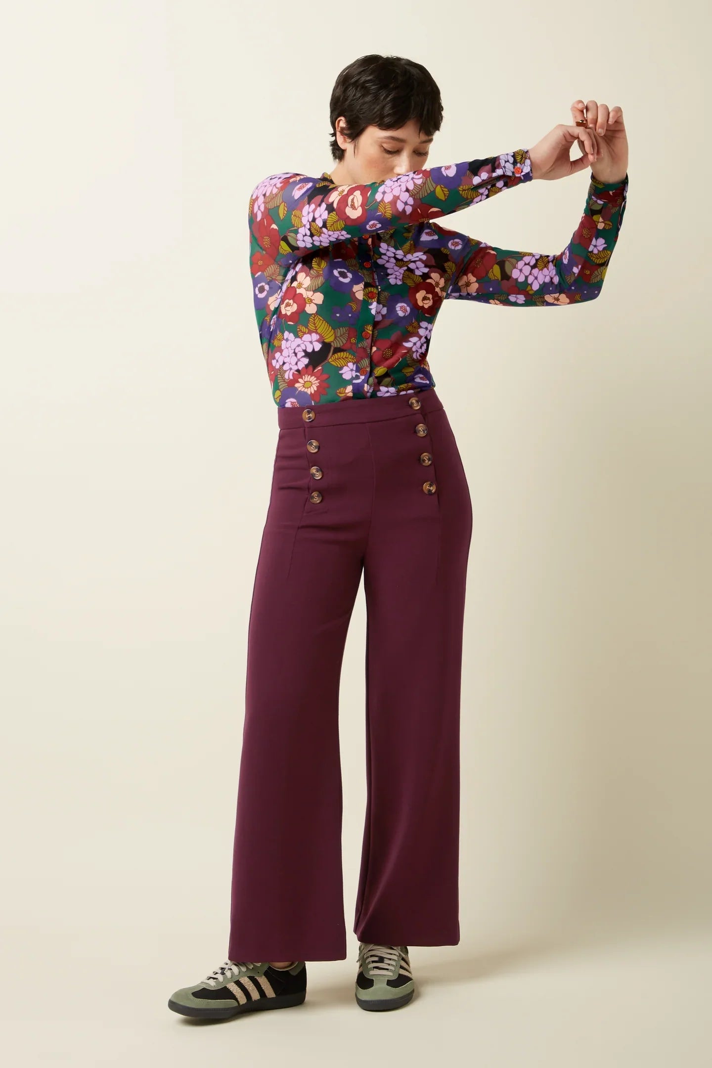 Ramone Mesh Blouse - Multi
