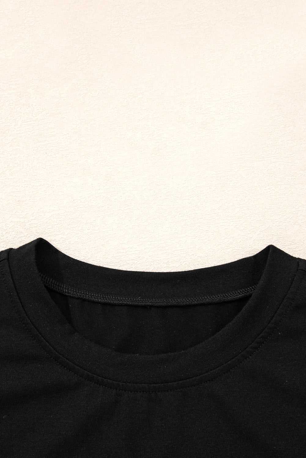Lace Sleeve Drop T-Shirt