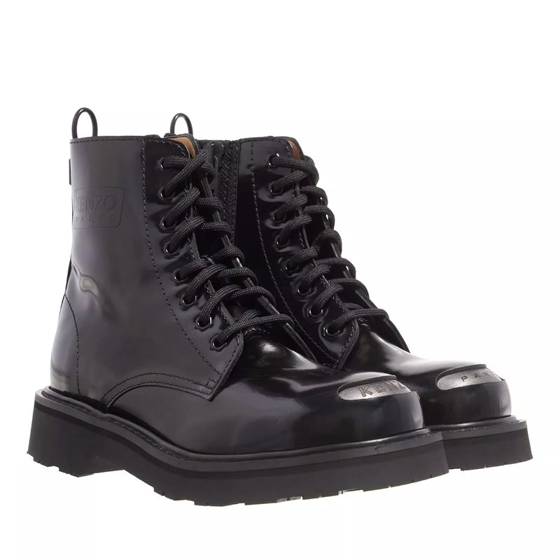 Kenzosmile Lace-Up Boots Black