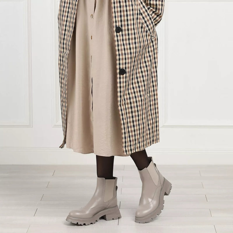 Wander Boots Leather Stone