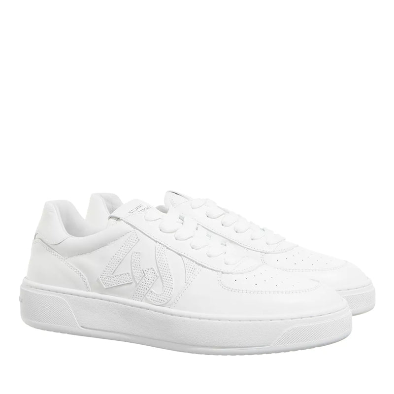 SW COURTSIDE MONOGRAM SNEAKER White