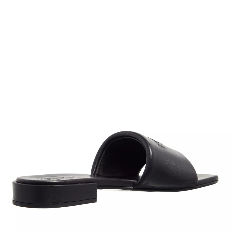 Oki Flat Mules Black