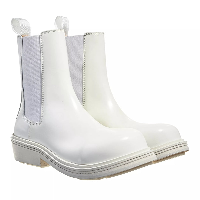 Fireman Chelsea Ankle Boot White