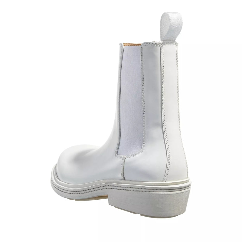 Fireman Chelsea Ankle Boot White