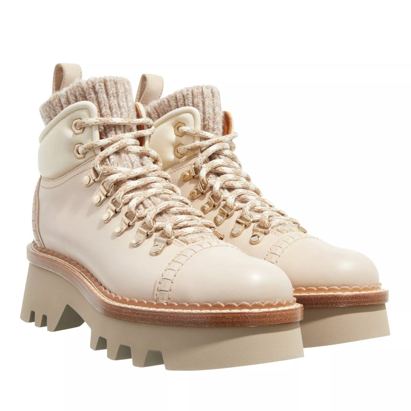 Owena Ankle Booties Pearly Grey