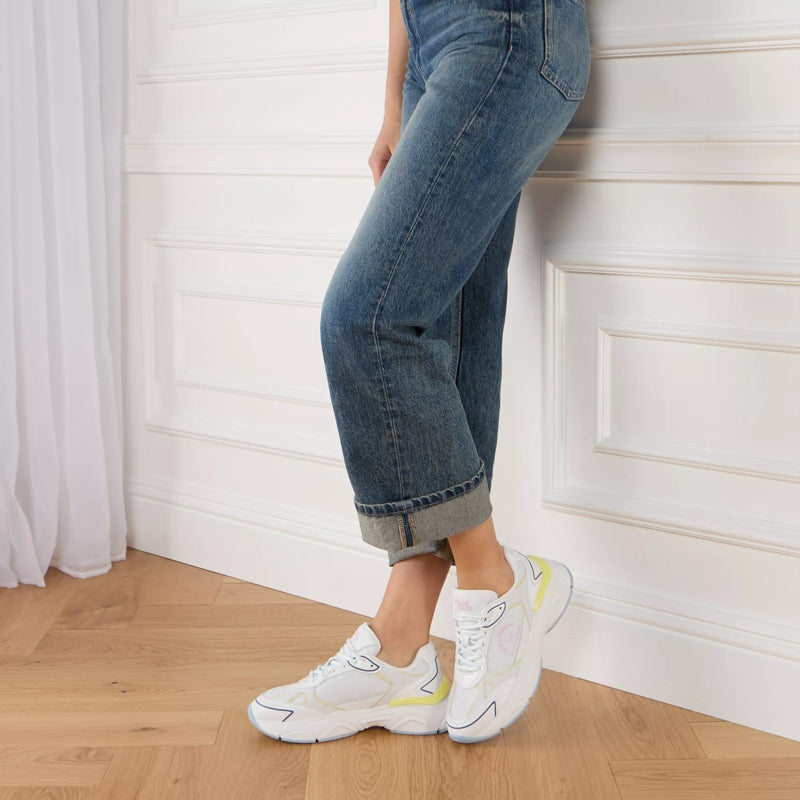 Komet Maison Karl Lo Lace White Lthr & Textile