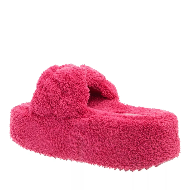 Teddy Braided Fuchsia