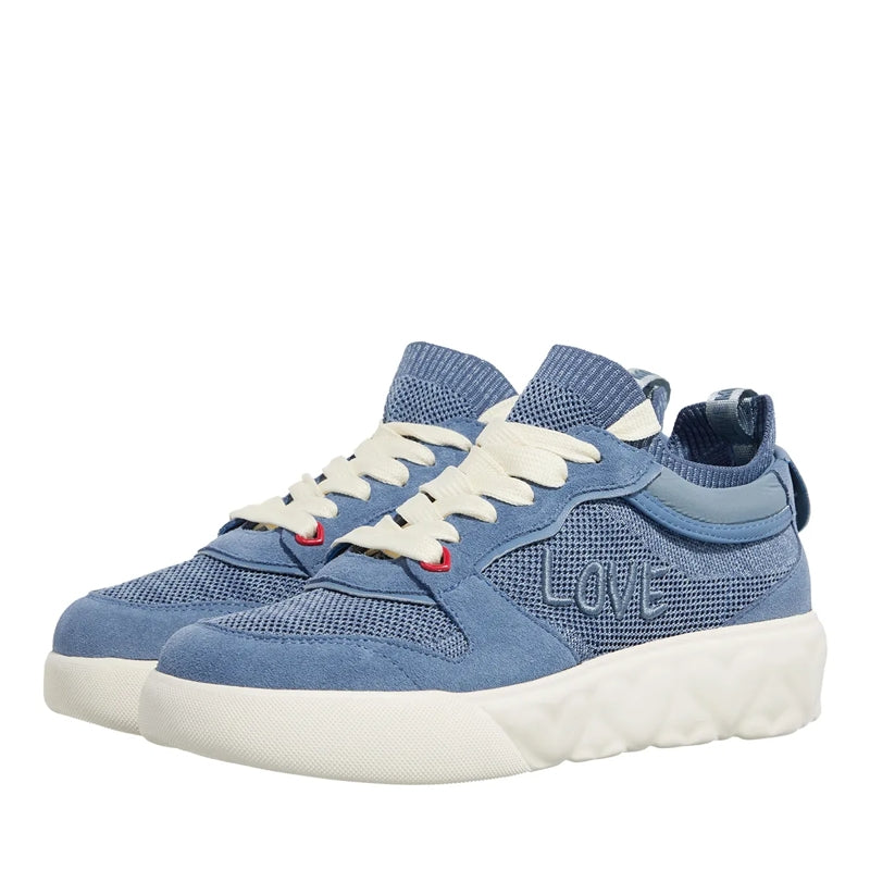 Heart Love Sneakers Donna Azzurro
