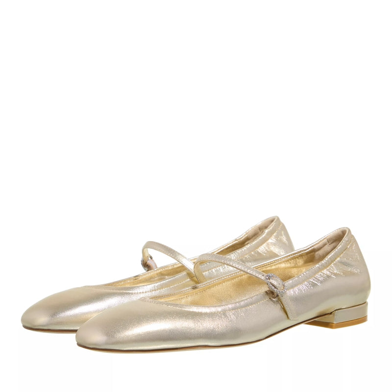 Claris Ballet Flat Light Gold