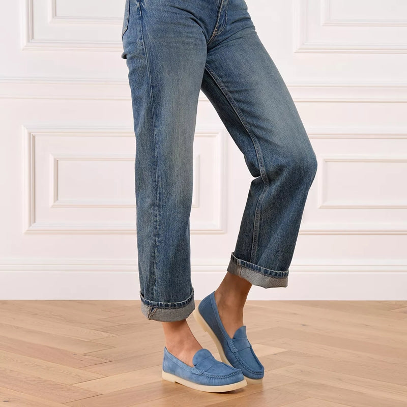 Blake  Blue Steel/Cream
                        Loafer