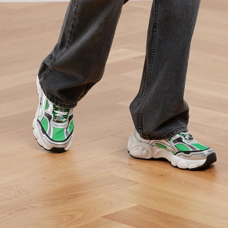 Cld Run Jog Silver/Black/Green