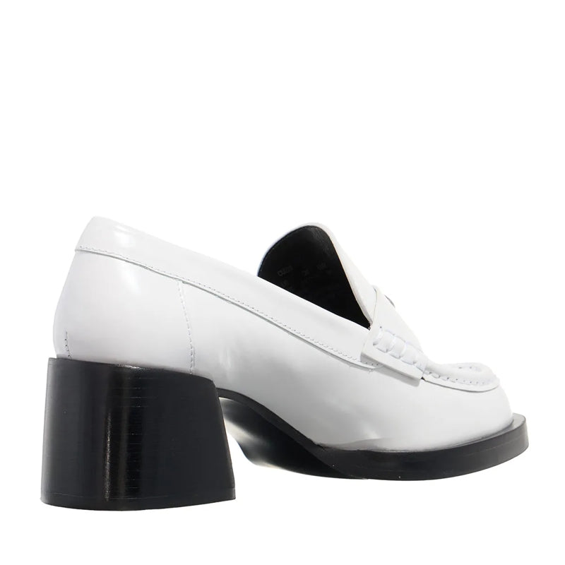 Natalie Leather  optic white
                        Loafer