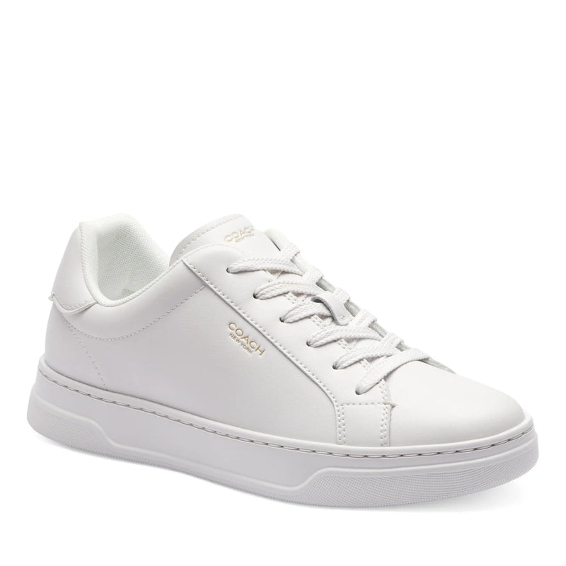High Line Leather Sneaker Optic White