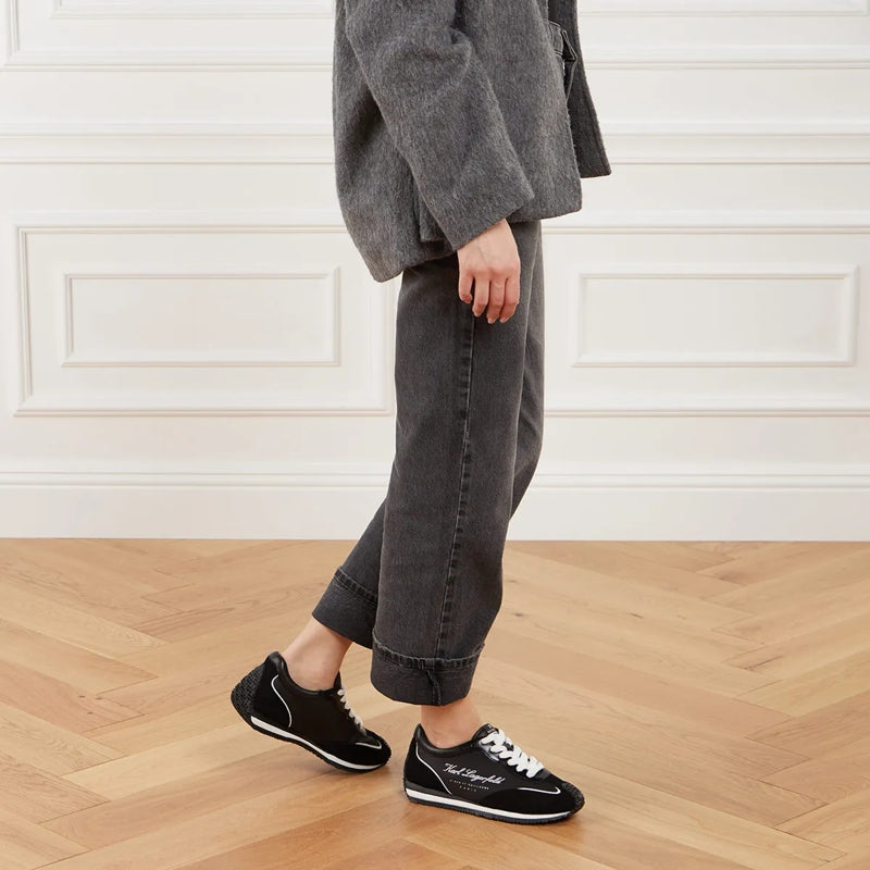 Velocette Hotel Karl Lo Lace Black Lthr & Textile