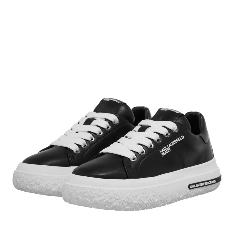 Klj Kup Lace Lo Lthr Black Lthr