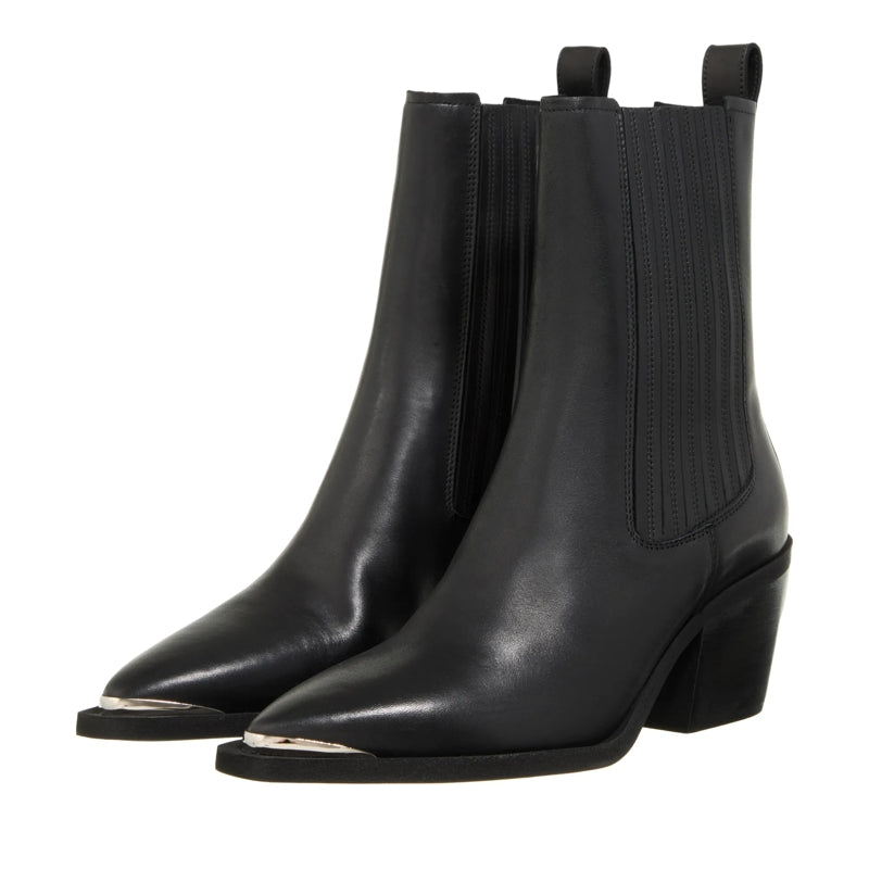 Liv Loua Metal Black Leather