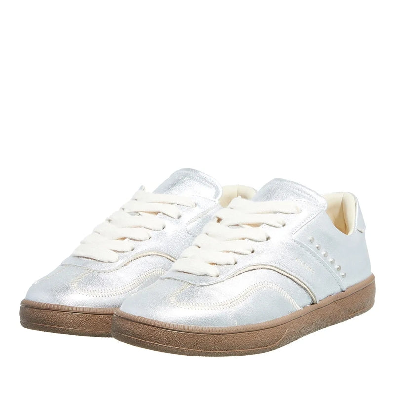 Ray Owen Studs (L) Silver Metallic Shiny Mocca