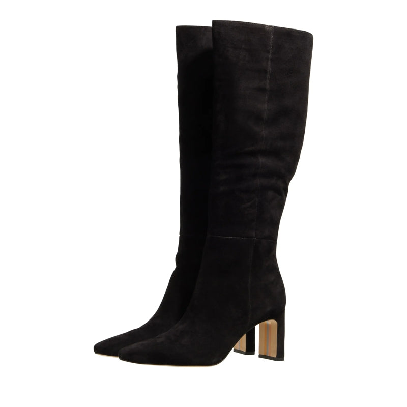 Sylvia Black Suede