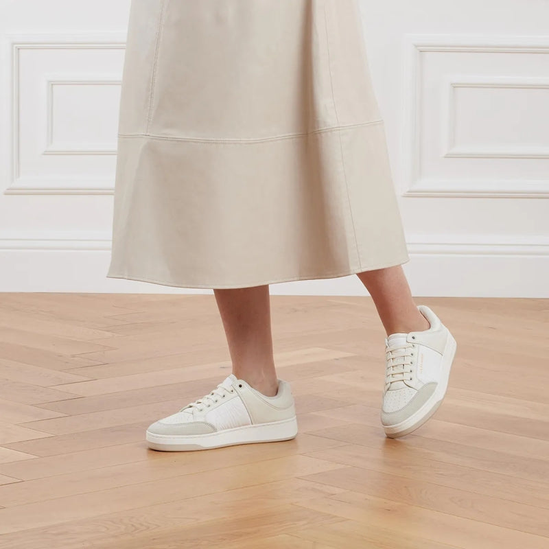 Saint Laurent Low Top Sneaker Blanc