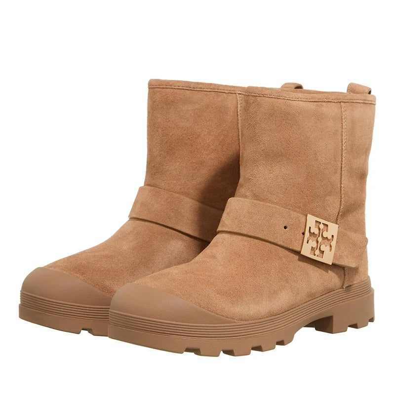 Mellow Shearling Boot Light Chestnut / Gold