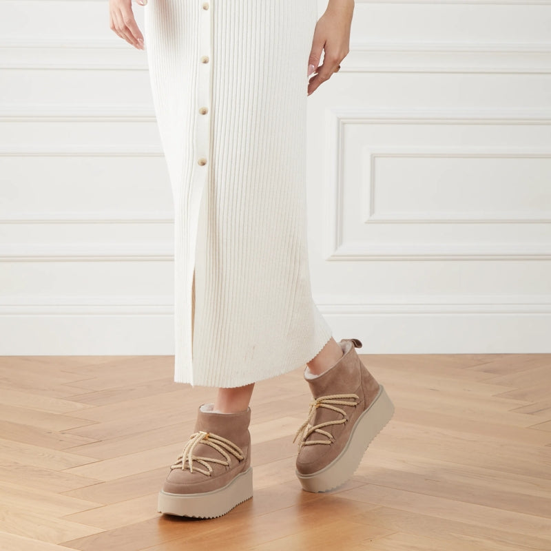 Classic Low Platform Beige