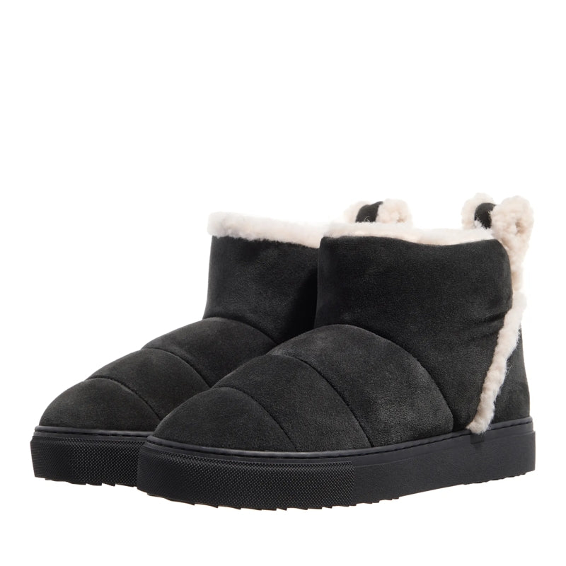 Shearling Slipin Black