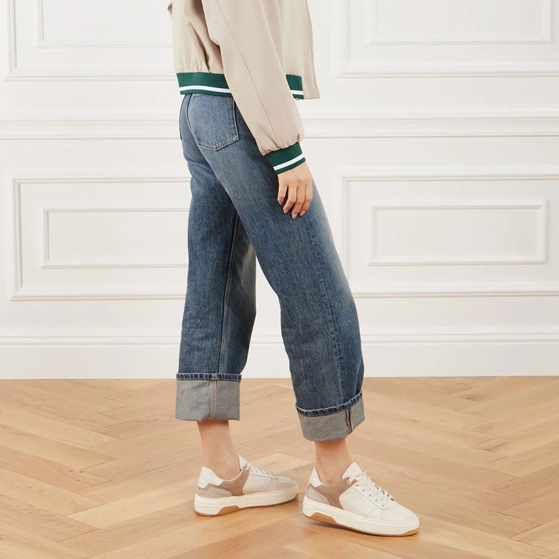 Basket Court (L) Off-White Combi