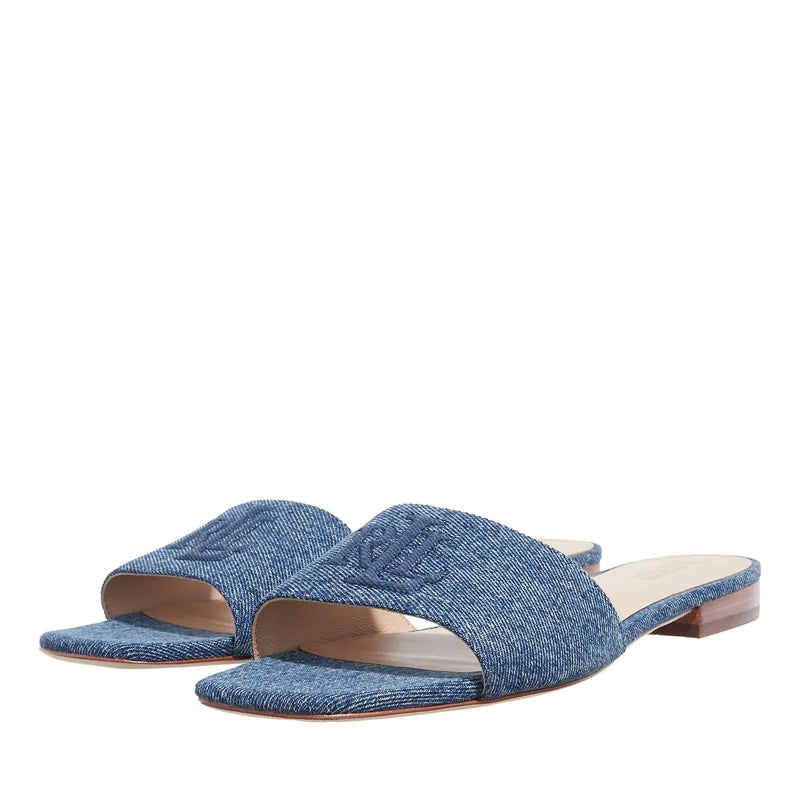 Everley Sld Sandals Slide Oxford Blue