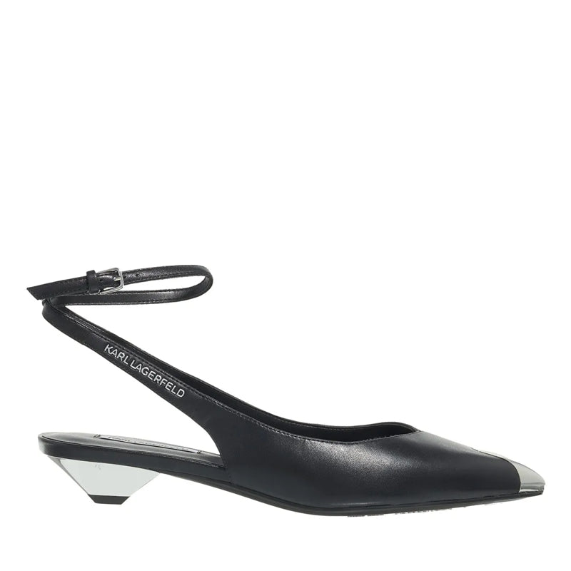 Millie Ankle Sling Black Lthr